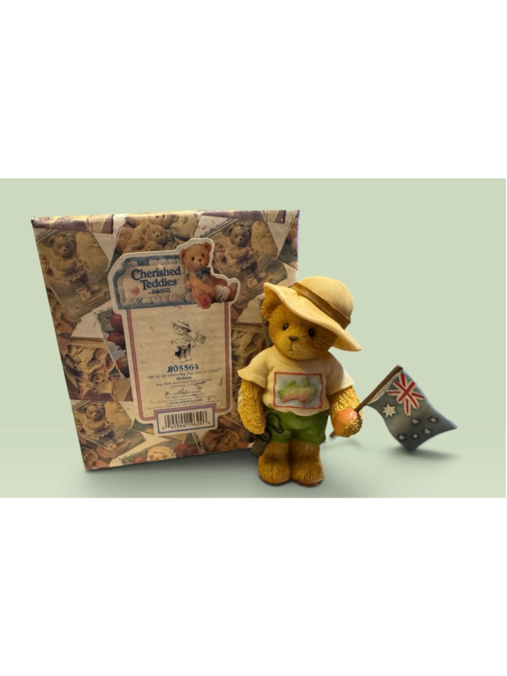 Cherished Teddies Sidney Bear Figurine 805564